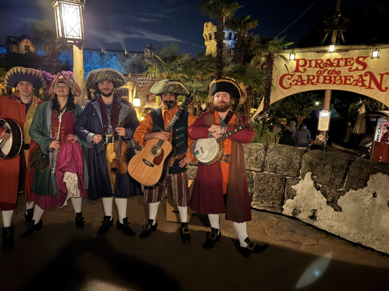NoWaB, groupe de musique irlandaise, à Disneyland Paris